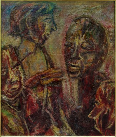 4つの頭 作： Christian Rohlfs